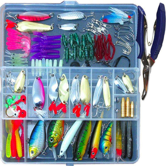 132-Piece Fishing Lure Kit | Diverse Minnow Hooks & Artificial Baits | TrendyAffordables - TrendyAffordables - 0