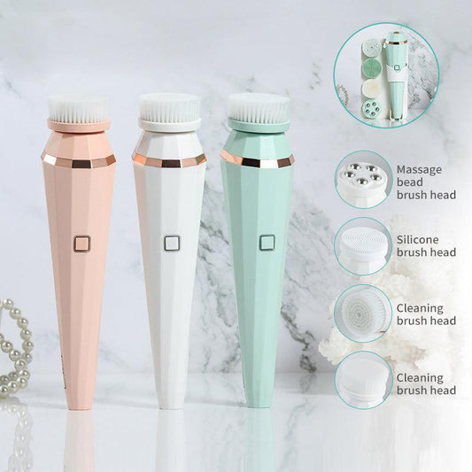 4-in-1 Portable Face Cleaning Brush | TrendyAffordables - TrendyAffordables - 0