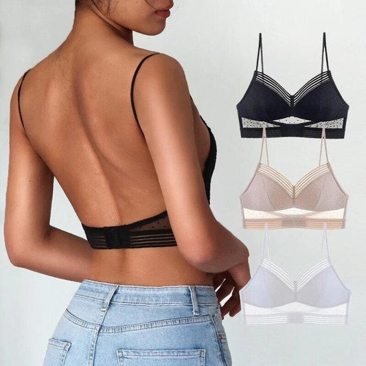 Backless Lace Bra - Invisible, Push-Up, and Stylish | TrendyAffordables - TrendyAffordables - 0