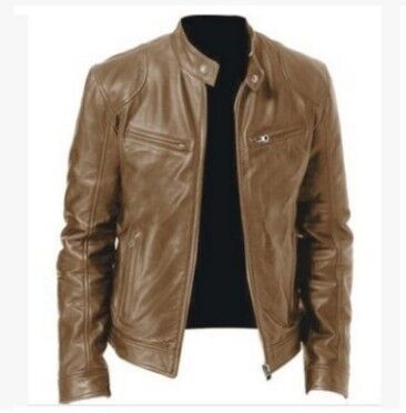 Business Style PU Leather Jacket | TrendyAffordables - TrendyAffordables - 0