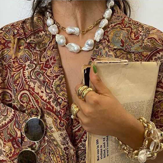 Chic Irregular Pearl Necklace for Holiday Style | TrendyAffordables - TrendyAffordables - 0