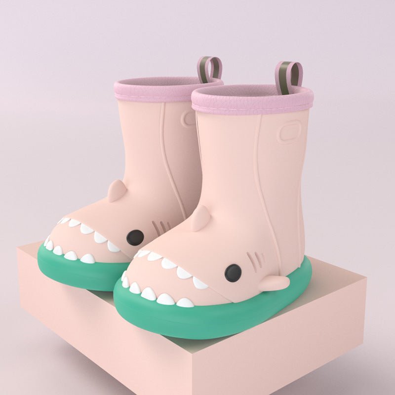 Cute Cartoon Shark Kids Rain Boots - TrendyAffordables - TrendyAffordables - 0