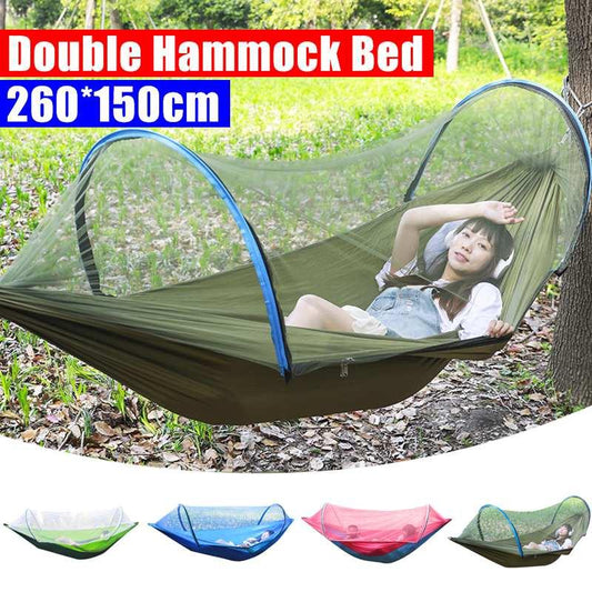 Double Hammock Bed for Trendy Outdoor Relaxation | TrendyAffordables - TrendyAffordables - 0
