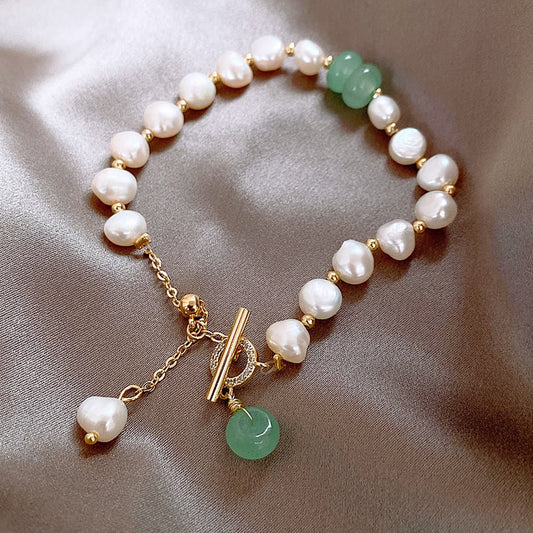 Elegant Irregular Freshwater Pearl Bracelet | Women's Fashion | TrendyAffordables - TrendyAffordables - 0