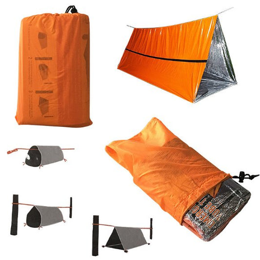 Emergency Sleeping Bag | PE Aluminum Film | Windproof & Cold Resistant | TrendyAffordables - TrendyAffordables - 0