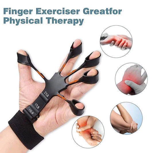 Enhance Finger Strength with Adjustable Silicone Grip Trainer | TrendyAffordables - TrendyAffordables - 0