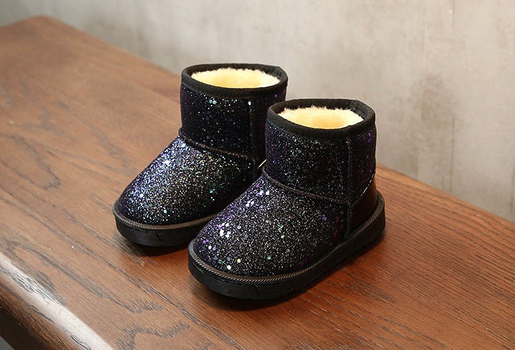 Kids' Sequin Snow Boots - TrendyAffordables - TrendyAffordables - 0