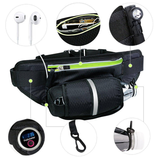 Latest Sports Waist Bag with Pedometer | TrendyAffordables - TrendyAffordables - 0