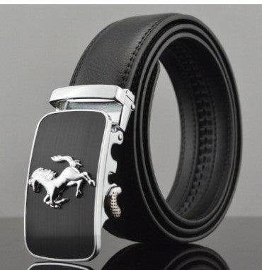 Men's Automatic Buckle Leather Belts | Upgrade Your Style with TrendyAffordables - TrendyAffordables - 0