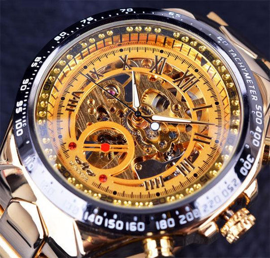 Men's Hollow Automatic Mechanical Watch | TrendyAffordables - TrendyAffordables - 0