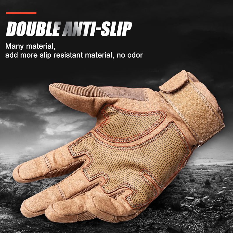 Men's Tactical Half Finger Military Gloves | Durable Rubber Knuckle Protection - TrendyAffordables - TrendyAffordables - 0
