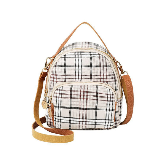 Portable Plaid Casual Backpack | TrendyAffordables - TrendyAffordables - 0