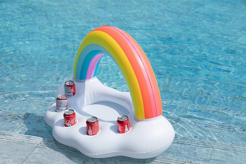 Rainbow Pride Pool Float Cooler | TrendyAffordables - TrendyAffordables - 0