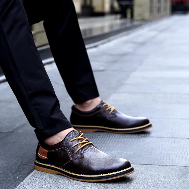 Stylish Large Men's Leather Shoes | TrendyAffordables - TrendyAffordables - 0
