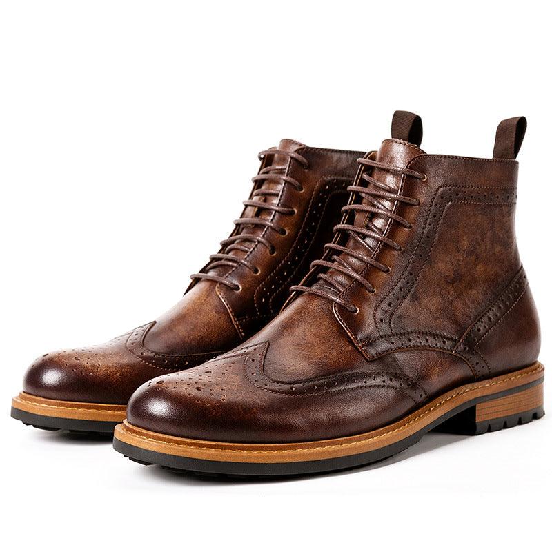 Stylish Men's Leather Martin Boots | TrendyAffordables - TrendyAffordables - 0