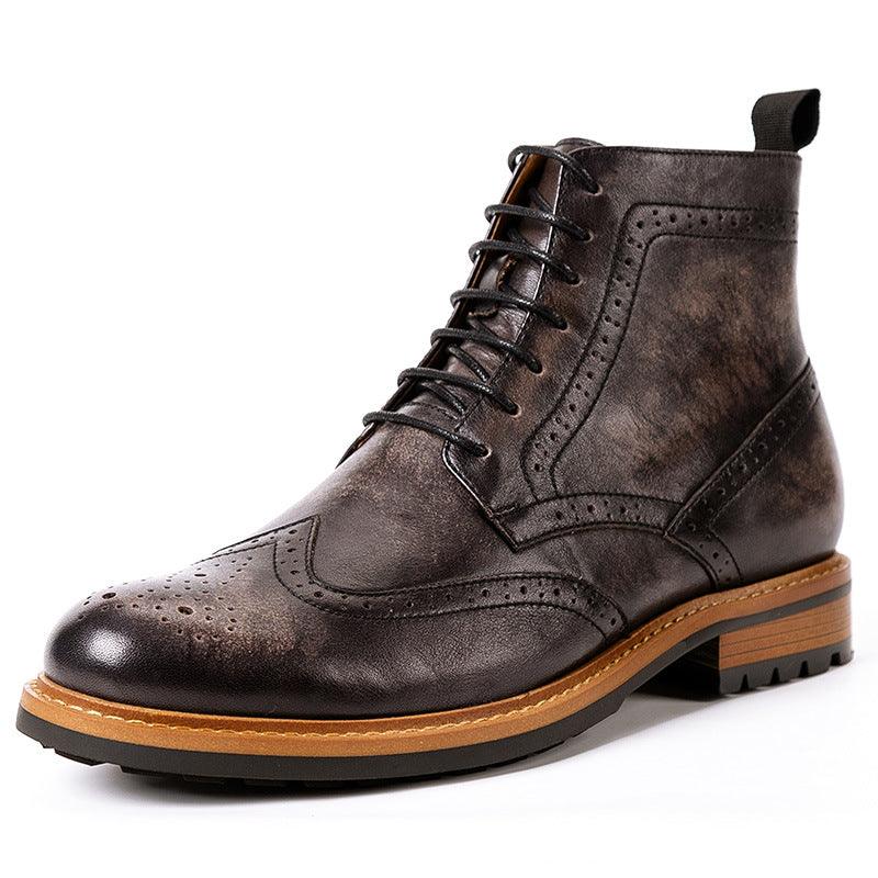 Stylish Men's Leather Martin Boots | TrendyAffordables - TrendyAffordables - 0