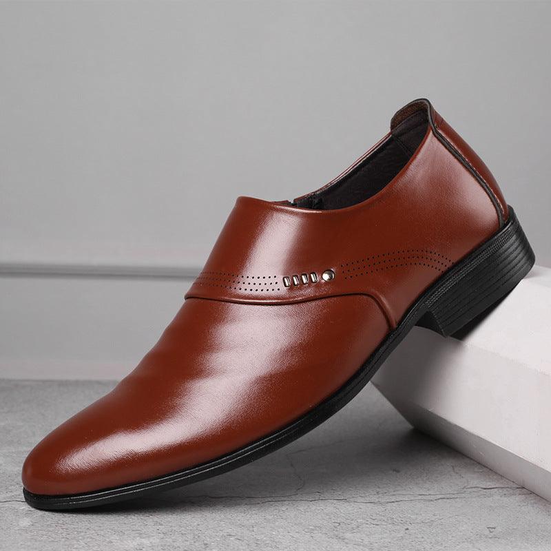 Stylish Men's Pointed Toe Leather Shoes | TrendyAffordables - TrendyAffordables - 0