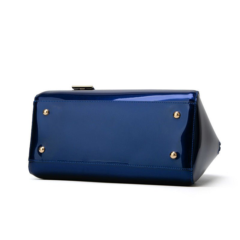 Stylish Patent Leather Handbag | TrendyAffordables - TrendyAffordables - 0