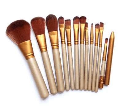 Trendy 12-Piece Makeup Brush Set in Stylish Iron Box | TrendyAffordables - TrendyAffordables - 0