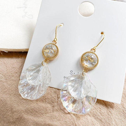 Trendy Affordable Acrylic Shell Earrings | Women's Fashion Jewelry - TrendyAffordables - 0