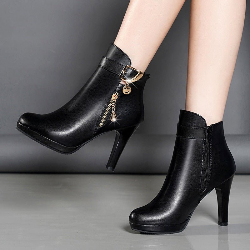 Trendy Autumn Leather Boots for Women - TrendyAffordables - TrendyAffordables - 0