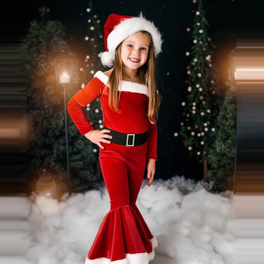 Trendy Christmas Three-Piece Kids Outfit | TrendyAffordables - TrendyAffordables - 0