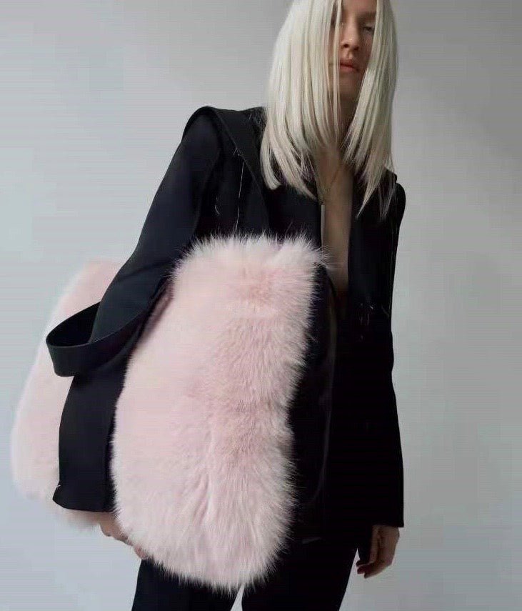 Trendy Fur Shoulder Bags | Women's Plush Handbags - TrendyAffordables - TrendyAffordables - 0
