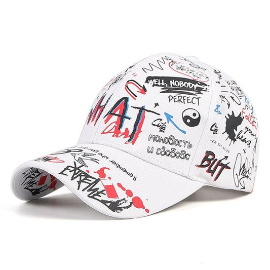 Trendy Graffiti Baseball Cap | Hip Hop Snapback for Stylish Outdoor Wear - TrendyAffordables - TrendyAffordables - 0