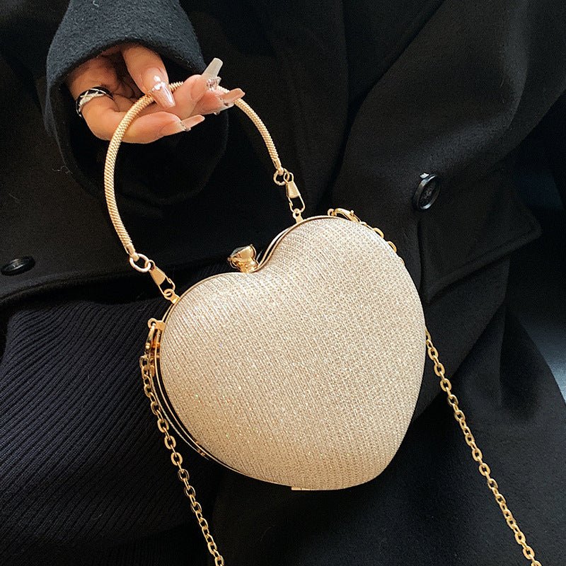 Trendy Heart Shaped Chain Crossbody Bag | TrendyAffordables - TrendyAffordables - 0