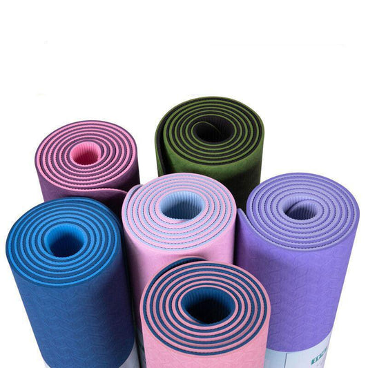 TrendyAffordables | 6mm Posture Line Yoga Mat for Fitness & Yoga - TrendyAffordables - 0