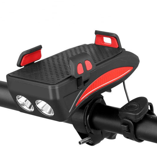 TrendyAffordables | Bike Phone Holder with Horn, USB Charging, and Night Lights - TrendyAffordables - 0