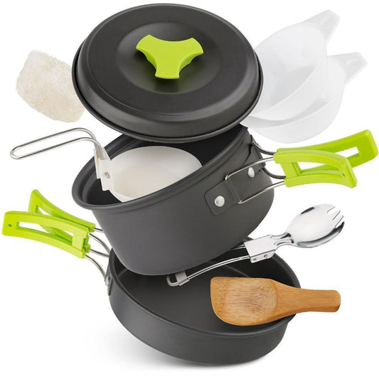 TrendyAffordables Camping Cookware Set | Compact & Durable Outdoor Cooking Gear - TrendyAffordables - 0