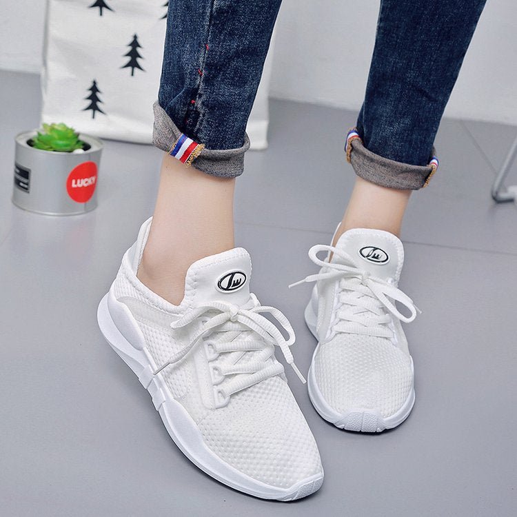 TrendyAffordables: Chic Women’s Summer Sneakers - Breathable, Casual, White - TrendyAffordables - 0