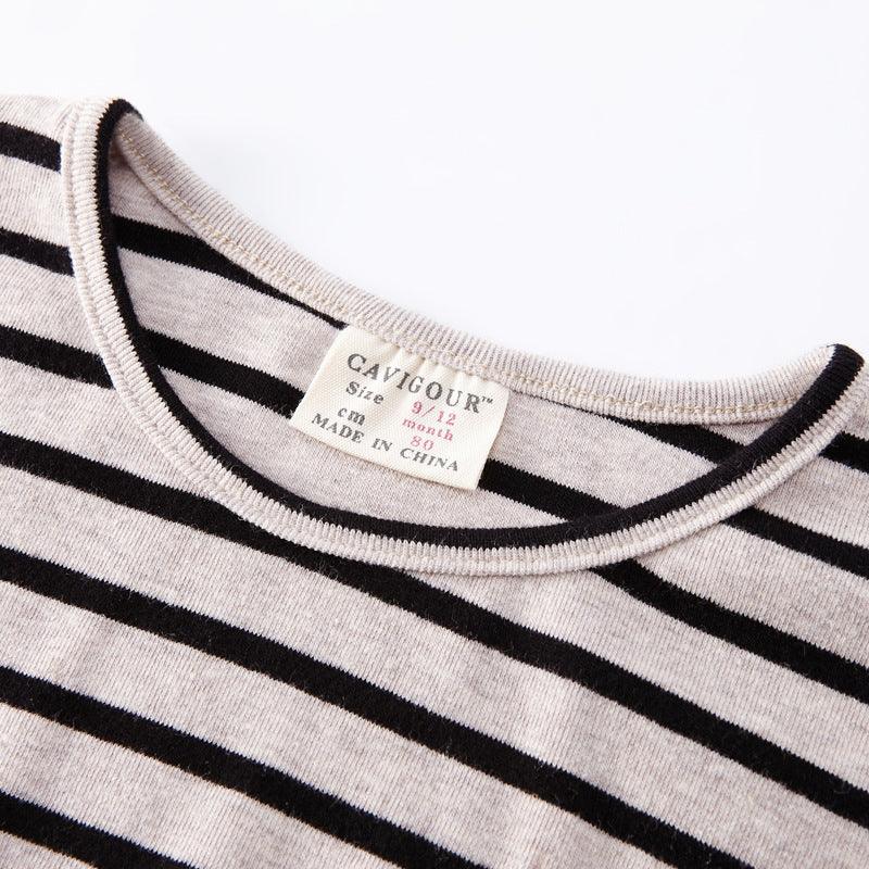TrendyAffordables | Fashion Striped Print Kids T-Shirts | Affordable Girls' Clothing - TrendyAffordables - 0