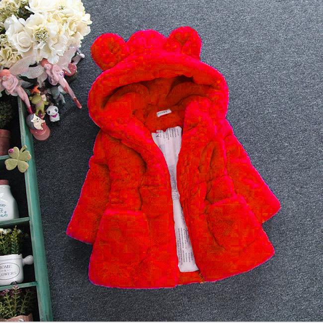 TrendyAffordables Girls' Faux Fur Hooded Coat | Winter Fashion - TrendyAffordables - 0