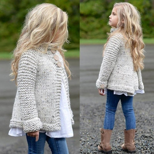 TrendyAffordables Girls Knit Cardigan Sweater | Stylish, Cozy, and Affordable - TrendyAffordables - 0