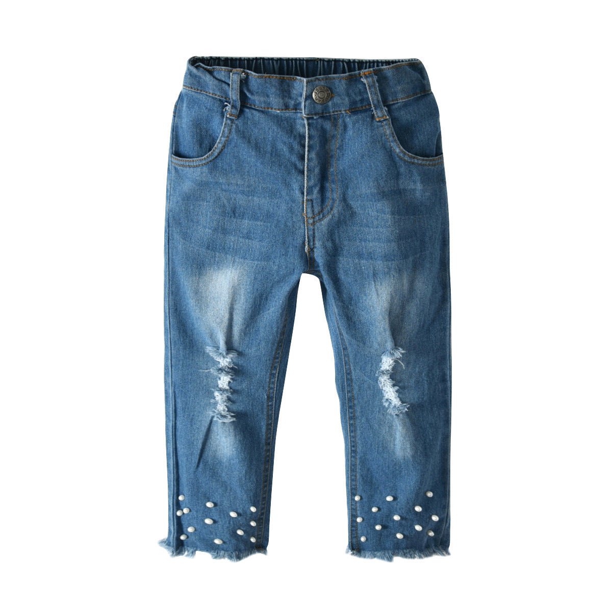 TrendyAffordables Girls' Pearl Jeans Set | Stylish and Affordable - TrendyAffordables - 0