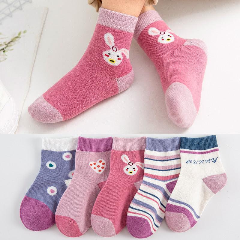 TrendyAffordables | Kids' Cotton Socks Variety Pack - TrendyAffordables - 0
