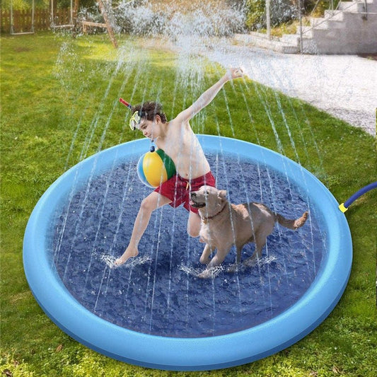 TrendyAffordables Kids' Splash Pad & Pet Pool - Non-Slip, Summer Fun - TrendyAffordables - 0