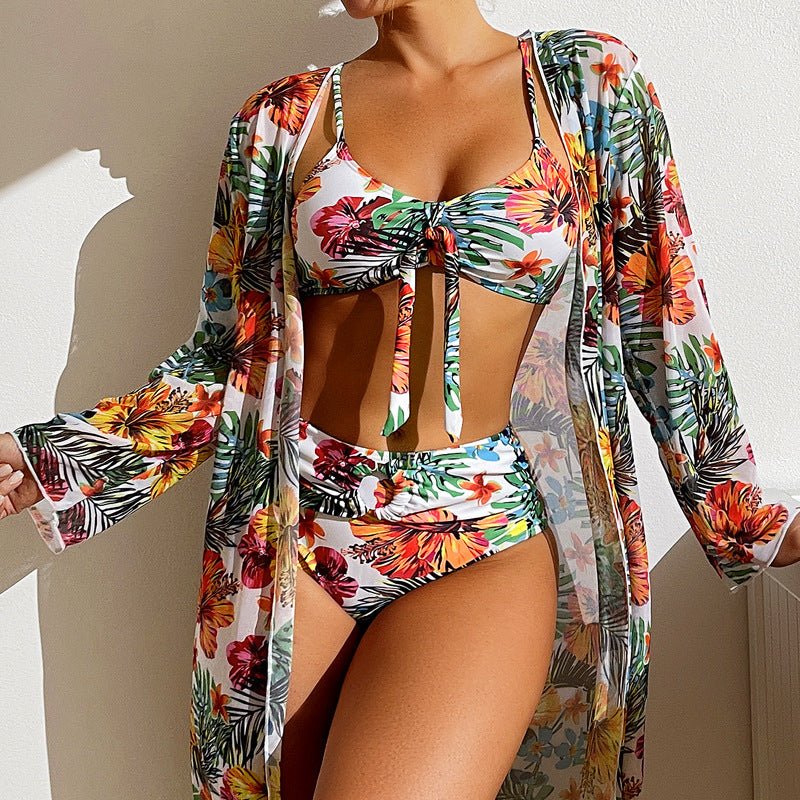 TrendyAffordables | Long Sleeve Swimwear 3-Piece Suit - TrendyAffordables - 0