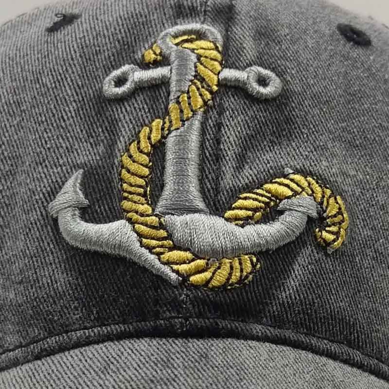 TrendyAffordables | Men's Anchor Embroidered Baseball Cap - TrendyAffordables - 0