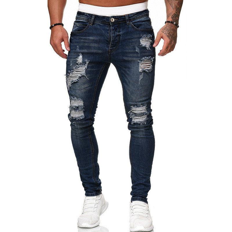 TrendyAffordables Men's Distressed Cowboy Jeans | Street Style - TrendyAffordables - 0