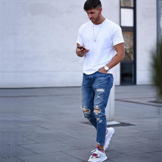 TrendyAffordables Men's Distressed Jeans | Stylish, Affordable, & Rugged - TrendyAffordables - 0