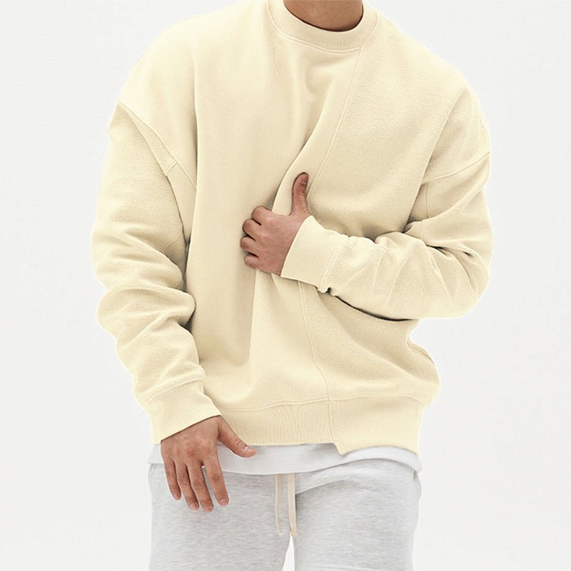 TrendyAffordables Men's Loose Pullover Sweater | Stylish Round Neck - TrendyAffordables - 0
