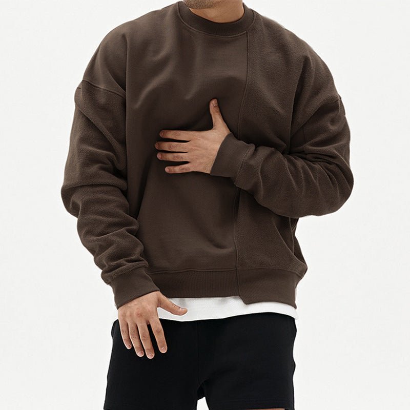 TrendyAffordables Men's Loose Pullover Sweater | Stylish Round Neck - TrendyAffordables - 0