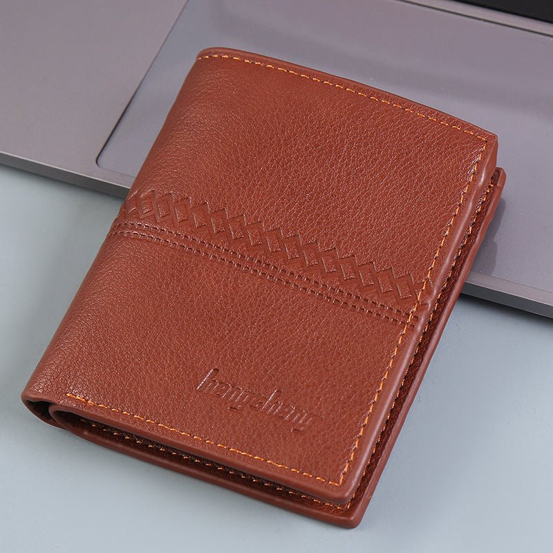 TrendyAffordables Men's Short Leather Wallet | Stylish and Affordable Accessories - TrendyAffordables - 0