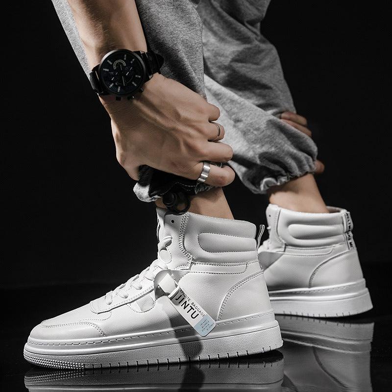 TrendyAffordables Men's White Short Boots | Korean Style - TrendyAffordables - 0