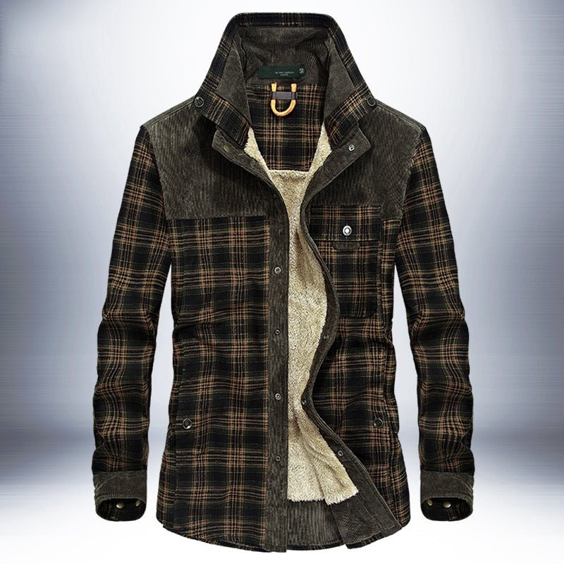 TrendyAffordables Men's Winter Plaid Jacket | Stylish & Affordable - TrendyAffordables - 0