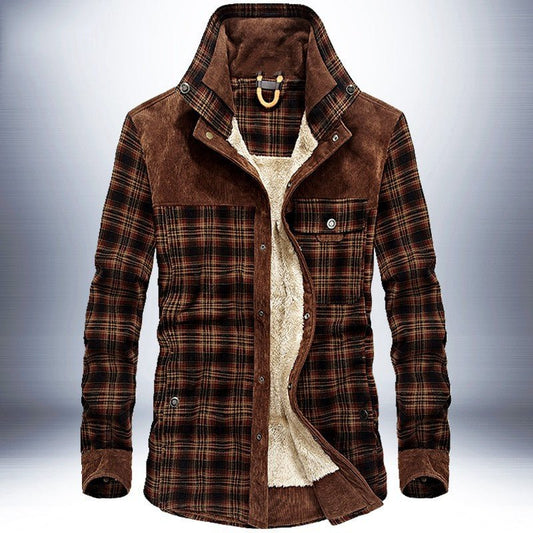 TrendyAffordables Men's Winter Plaid Jacket | Stylish & Affordable - TrendyAffordables - 0