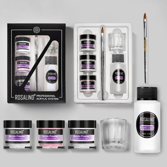 TrendyAffordables Pro Acrylic Nail Art Kit - TrendyAffordables - 0